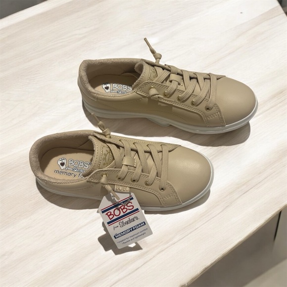 BOBS from Skechers sneakers with memory foam size 7 tan new. - Picture 1 of 6
